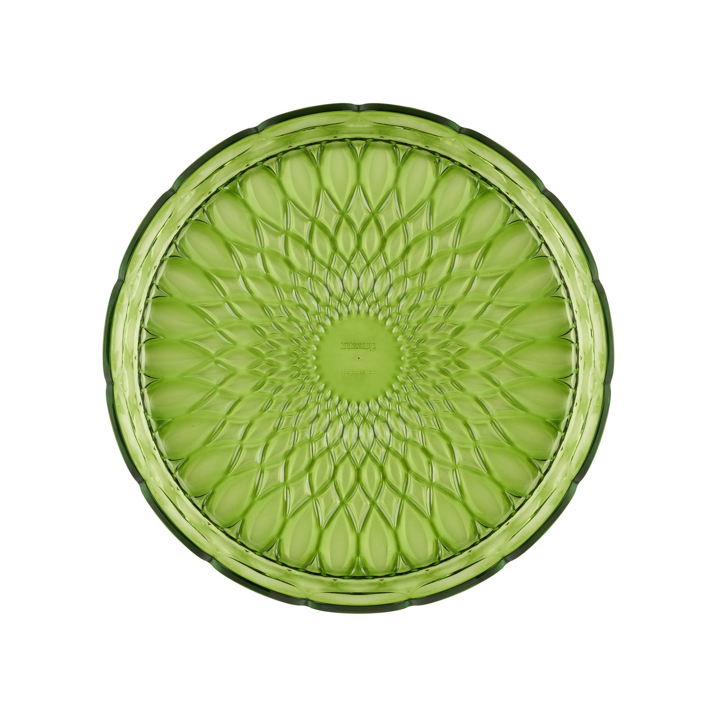 Vassoio tondo piccolo Ø30x4 cm verde ninfea