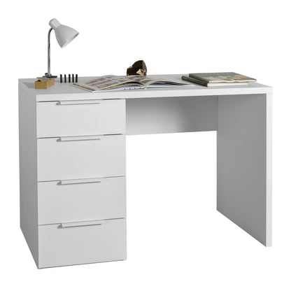 Scrivania Mon bianca 3+1 cassetto FSC cm 110x59,6x75,4h