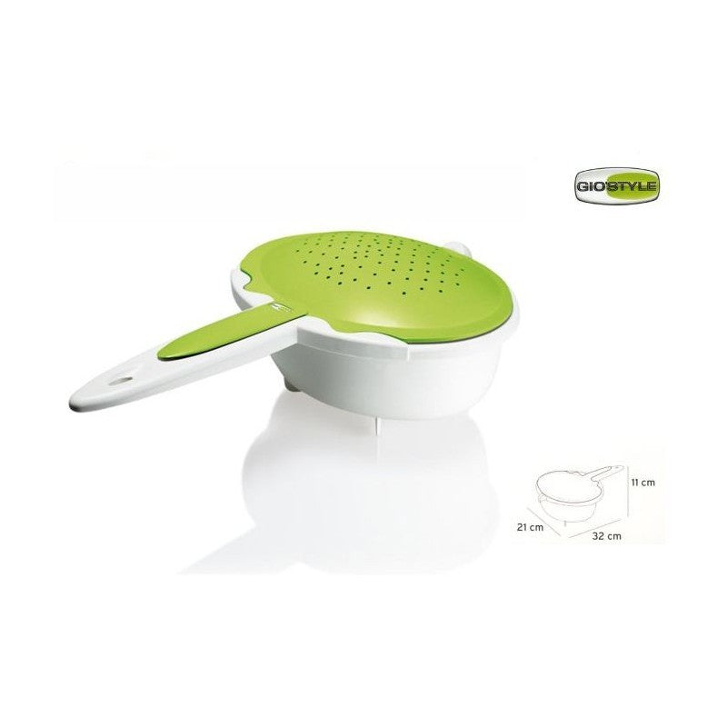 Colatutto art on table Giostyle bianco/verde cm 32x21x11h