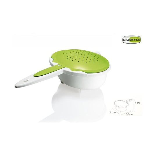 Colatutto art on table Giostyle bianco/verde cm 32x21x11h