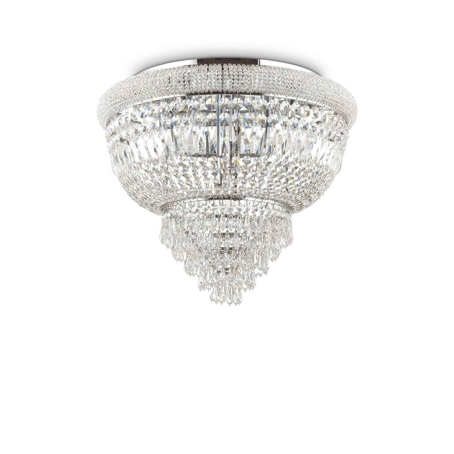 Lampada da soffitto cromo D 520 x H 440 mm