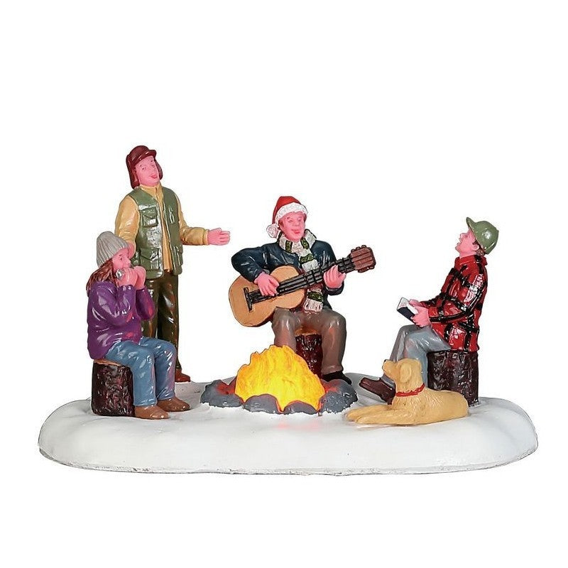 Lemax Song by the Fire 13,4 × 10,2 × H7,6 cm a batteria