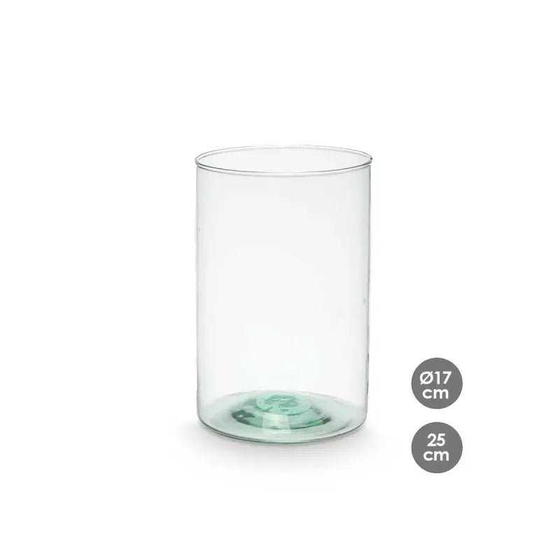 Vaso in vetro riciclato Ø17x25h