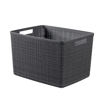Cesto Curver Jute rettangolare grigio 20l cm 36x28x23 h
