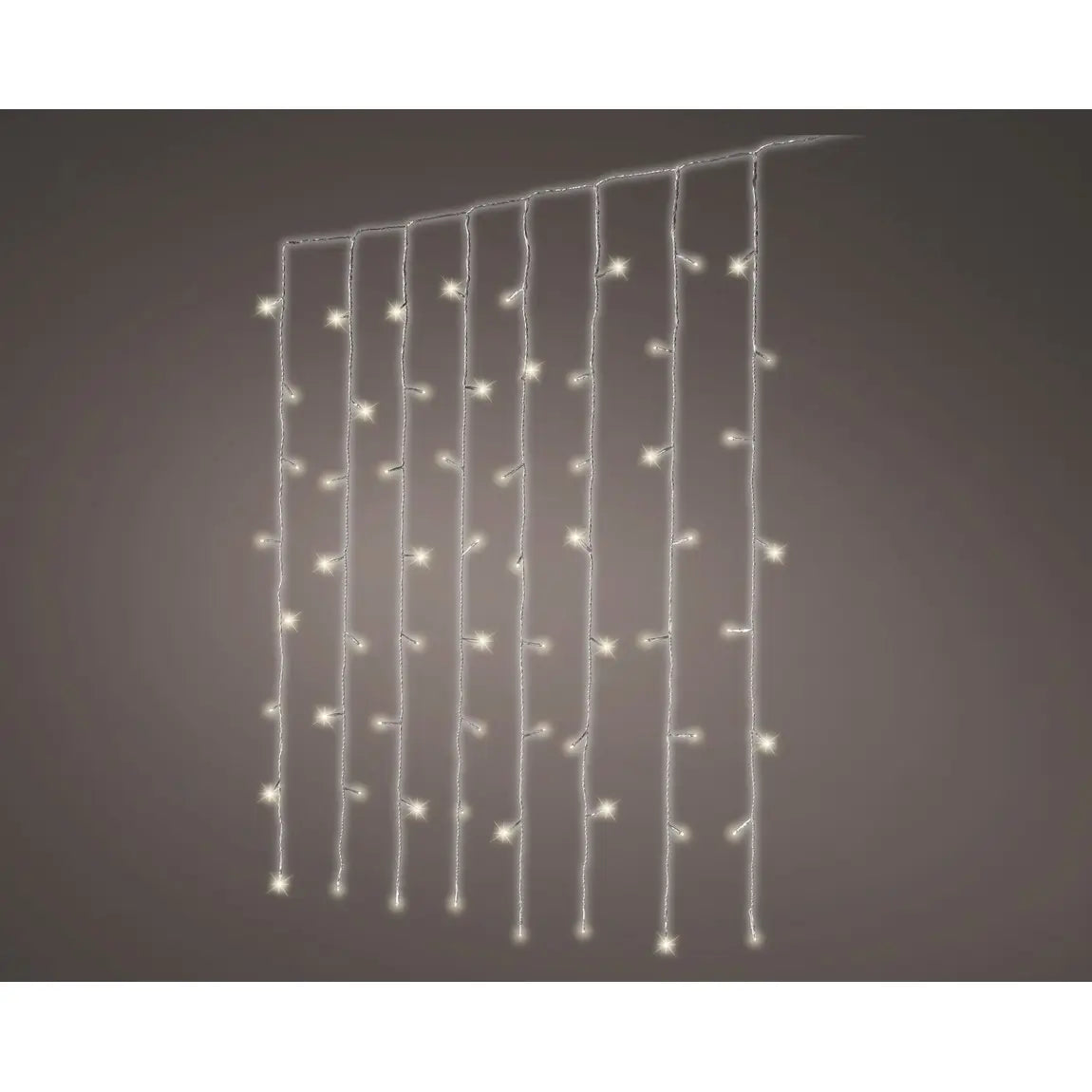 Tenda luminosa LED bianco caldo da esterno 200 × 200 cm