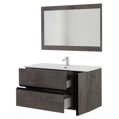 Composizione Bagno Oxid 2 Cassetti 1 Anta 110x46x57 cm