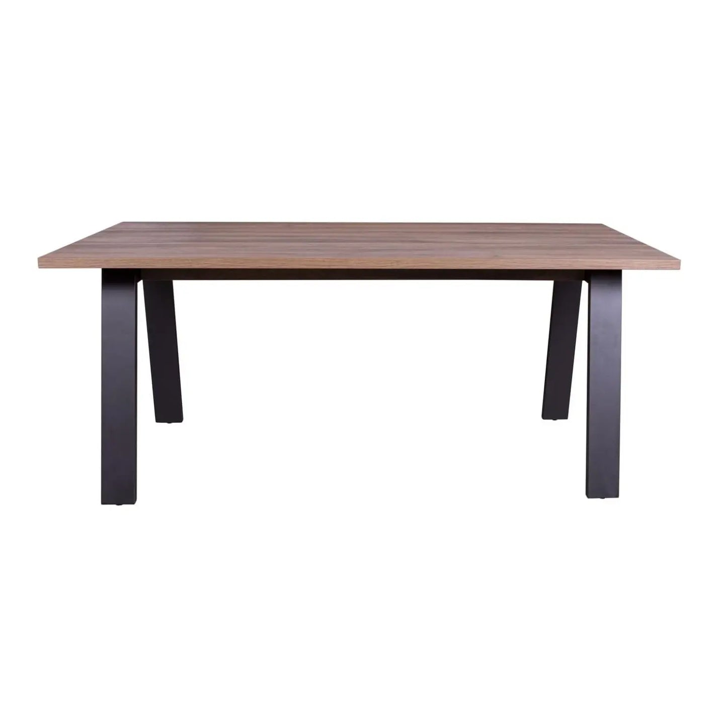 Scrivania Da Vinci cm 180x90 nero e noce brera