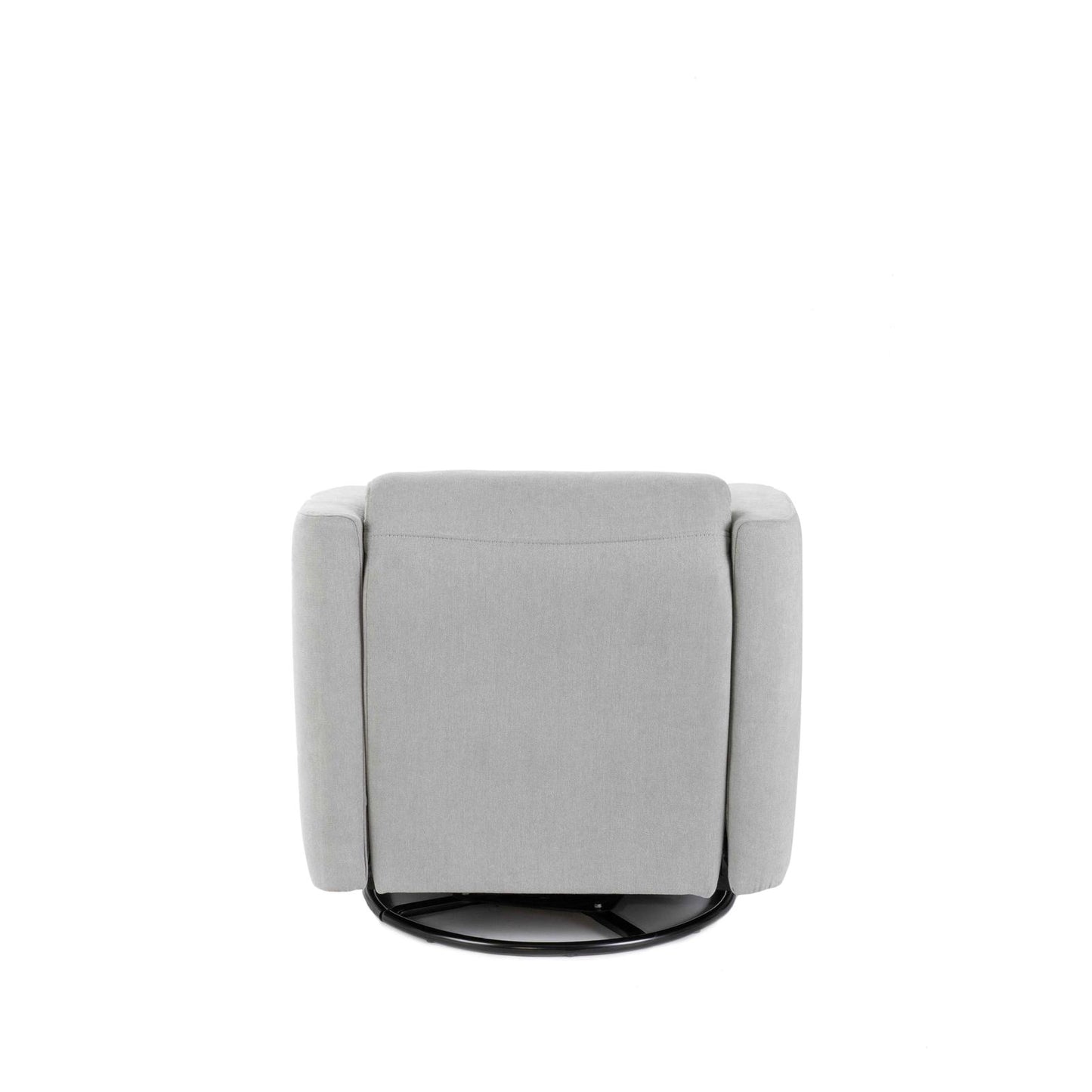 Poltrona reclinabile manuale grigio chiaro, 85-140 x 70 x H.69-96 cm