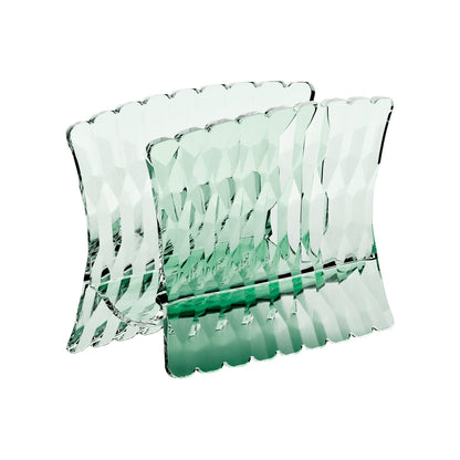 Portatovaglioli Vanity colore verde matcha 15,2x7,6x h11 cm