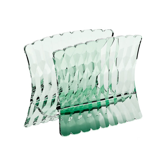 Portatovaglioli Vanity colore verde matcha 15,2x7,6x h11 cm