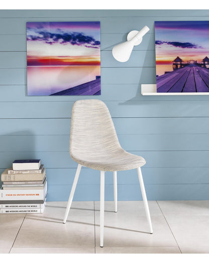 4x Sedie in Similrattan Martina - Beige