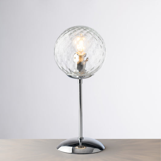 Lumetto in ferro cromo lucido 1 luce H.32 - Ø13