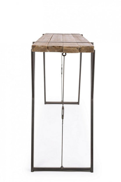 Tavolo bar stile industrial Blocks 200x54 cm