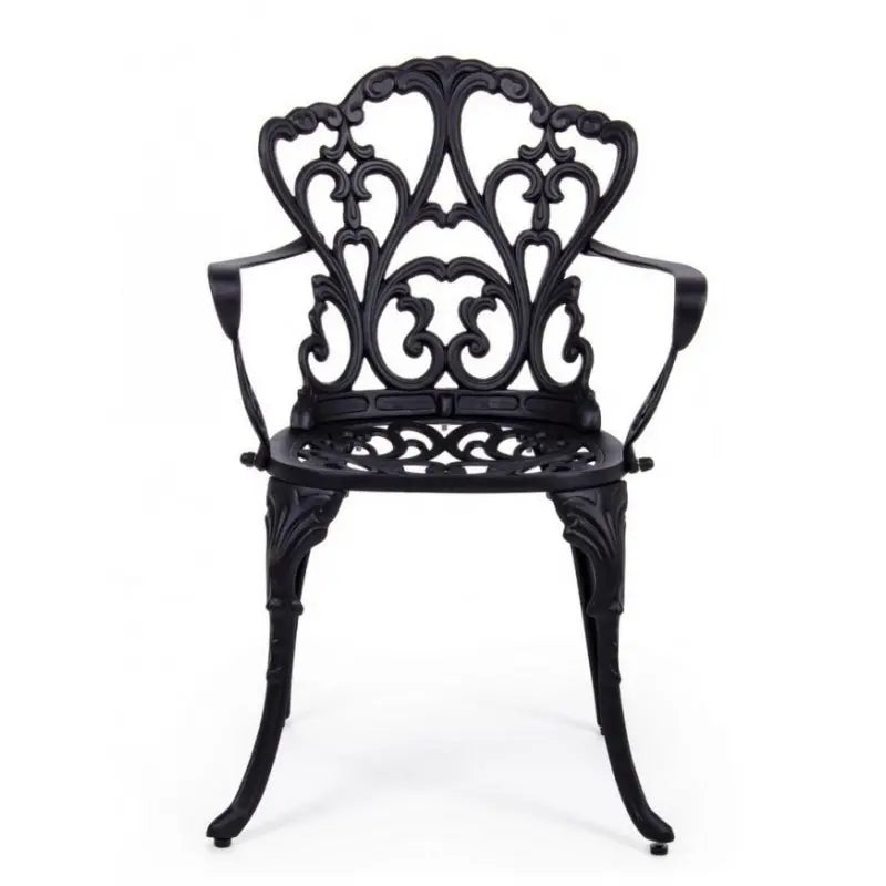 Sedia da esterno Victoria in alluminio antracitecm 57.5x 58x 87.5h