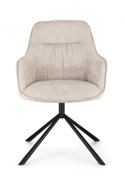 2x Poltrona avorio 59x65x86 cm