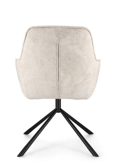 2x Poltrona avorio 59x65x86 cm