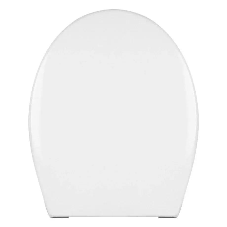 Sedile WC universale Q+ in termoplastico con chiusura rallentata e Quick Release