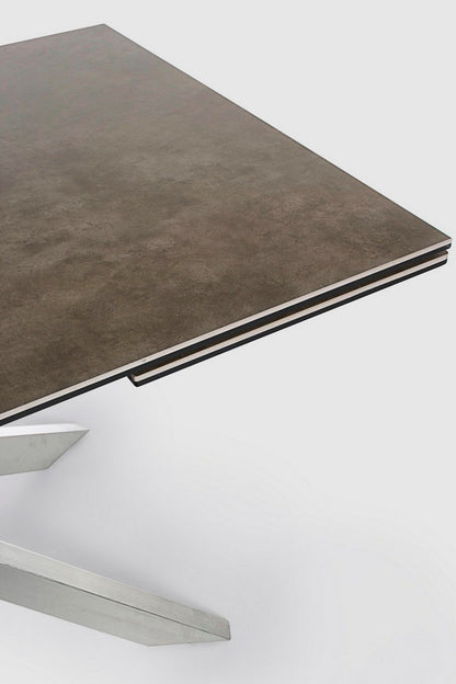 Tavolo allungabile acciaio ceramica Arzachel cm 160-240 x 90