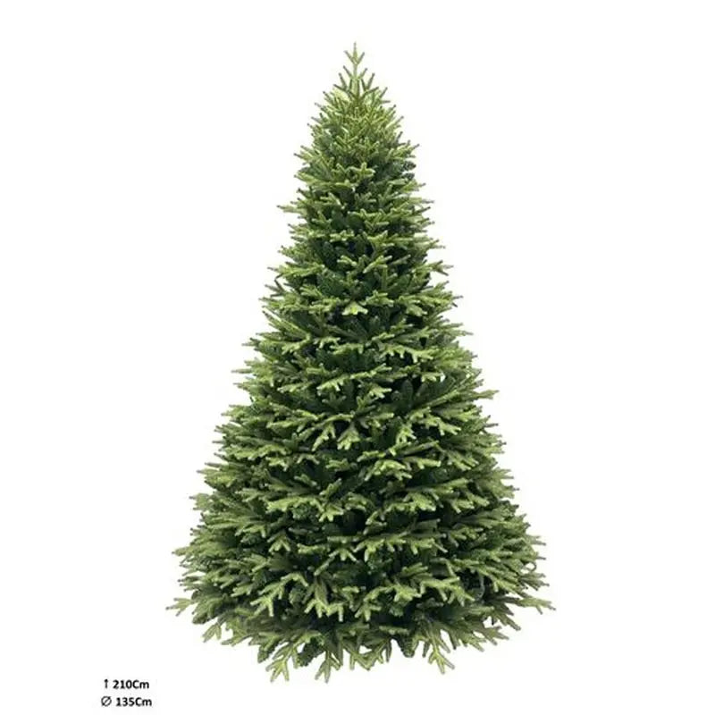 Albero di Natale Richelieu Fir verde H210 cm