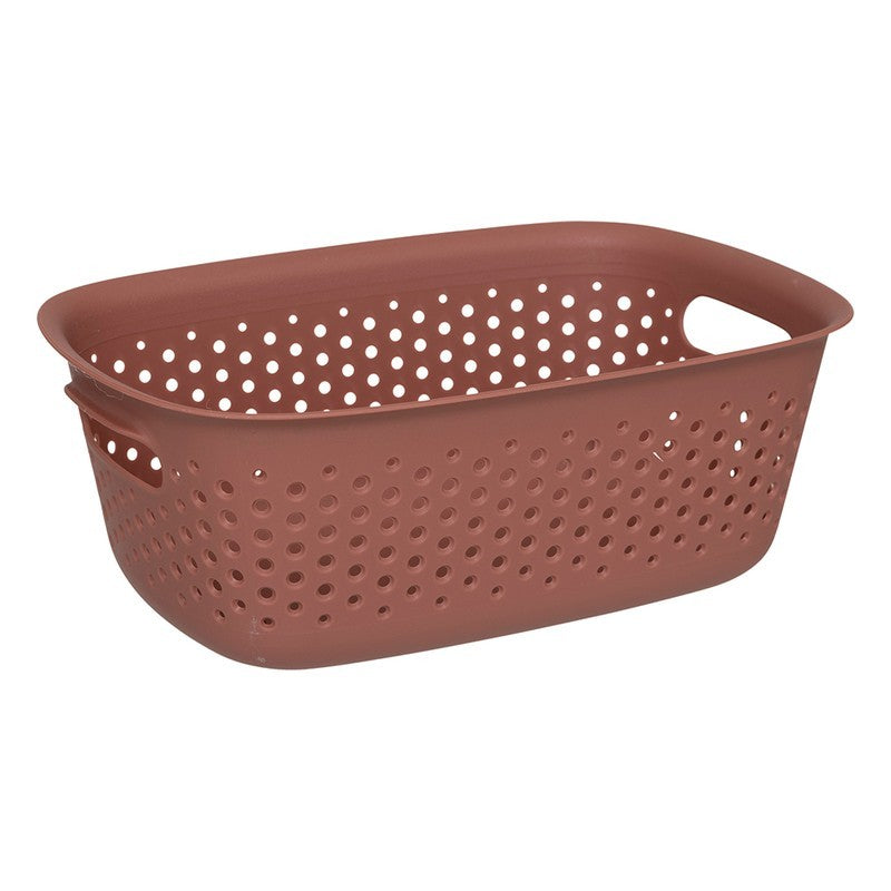 Cestino multiuso in plastica Tila Siena/Terracotta  3,5 L