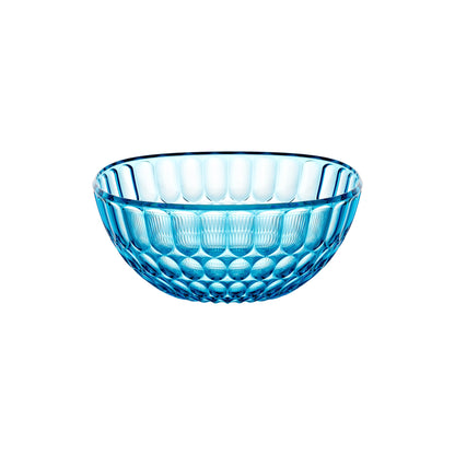 Contenitore Vanity Ø25 cm colore azzurro 25x25xh10,9 cm