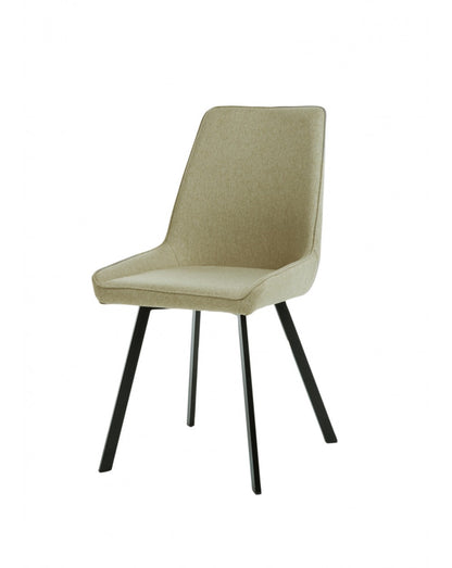 4x Sedia in Microfibra Beige - Fox