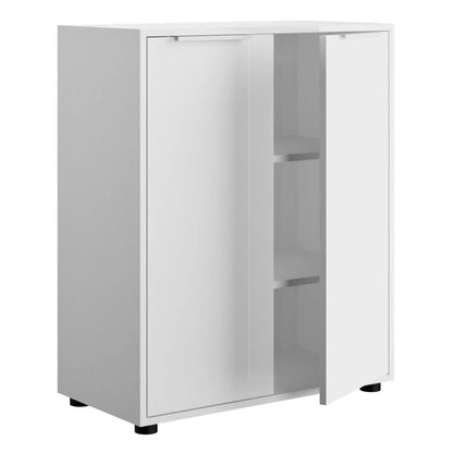 Mobile 2 ante bianco lucido cm 72x35x87h