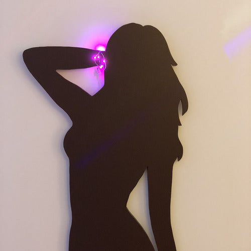 Collana MicroLED rosa Ø20cm, luce fissa