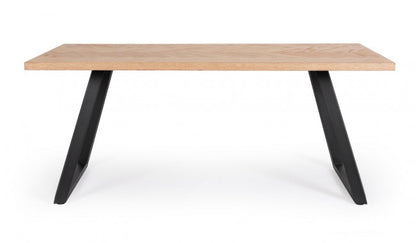 Tavolo nero 180x90 in legno