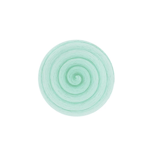 Piatto dessert acqua memento table in ceramica dipinta a mano Ø20,5 cm