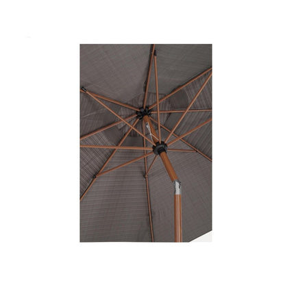 Bizzotto ombrellone Palinuro con snodo 3 m colore grigio