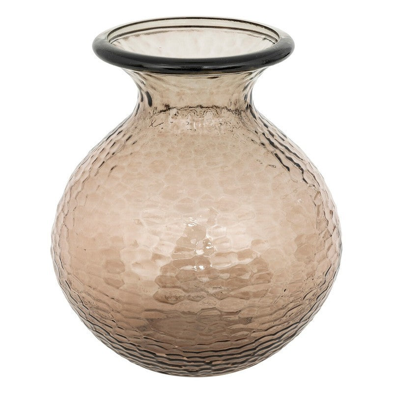 Vaso vetro martellato Alric brown H33 cm