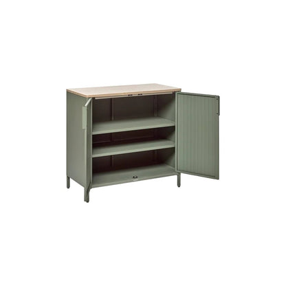 Credenza da giardino G Steel ironia coffee/lino 90 x 46 x 76 cm