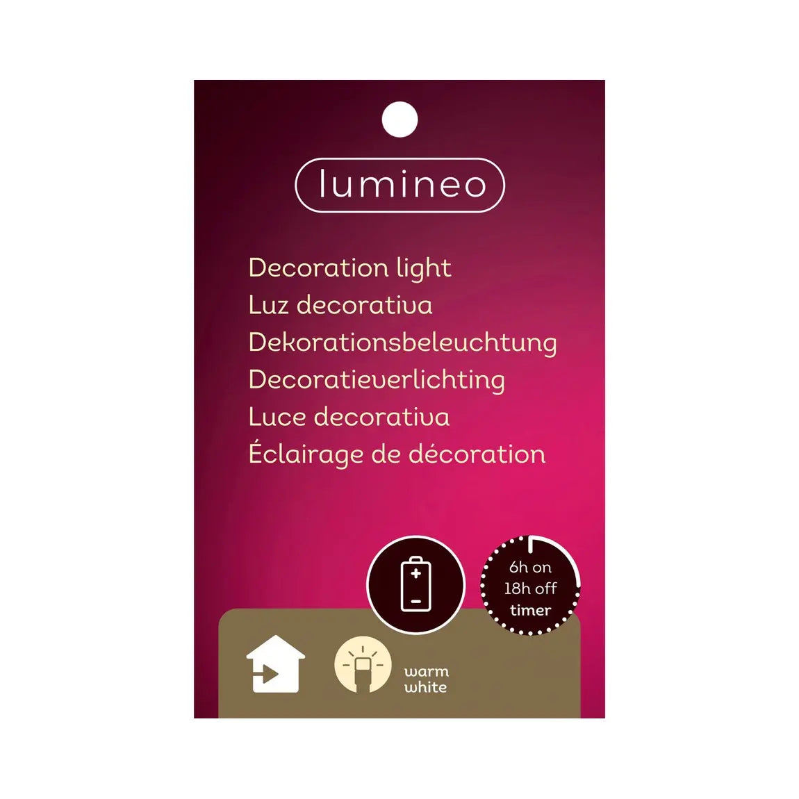 Fungo decorativo in poliresina con LED 14,5 × 14,5 × H18 cm
