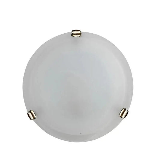 Duna plafoniera D.30 Alabastro bianco ganci bronzo
