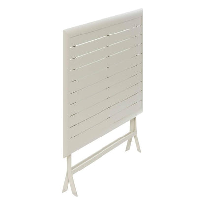 Tavolo da giardino pieghevole Azua argilla 4 posti 135 x 90 x 75 cm