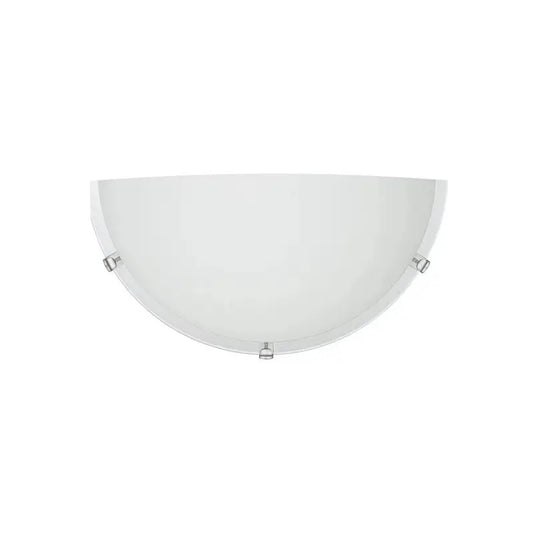 Applique Dylan 1xE27 ganci trasparente lasta bianco lucido