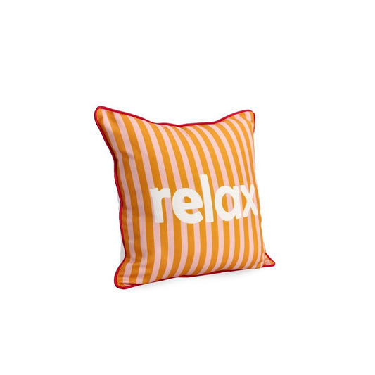 Bizzotto cuscino Karera Relax beige/arancione cm 45x45