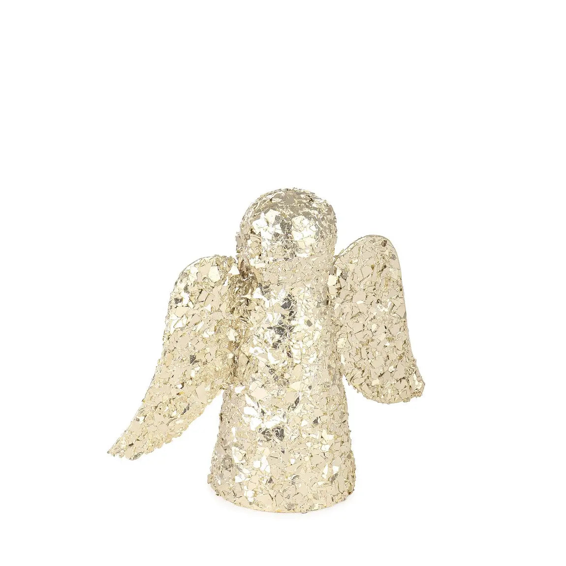 Angelo decorativo Hadley argento H10,5 cm