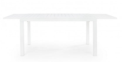 Extendable table 140-210x77 white in aluminium