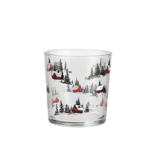 Set 3 bicchieri in vetro White Silence da 35 cl