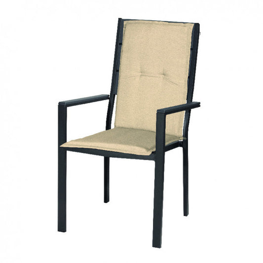 Cuscino per schienale alto ecru cm 40x40x5
