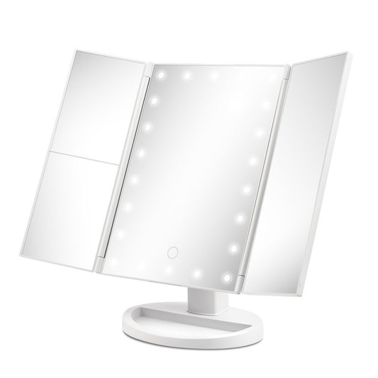 Specchio per trucco BE05 con luci led cm 18x28x12h