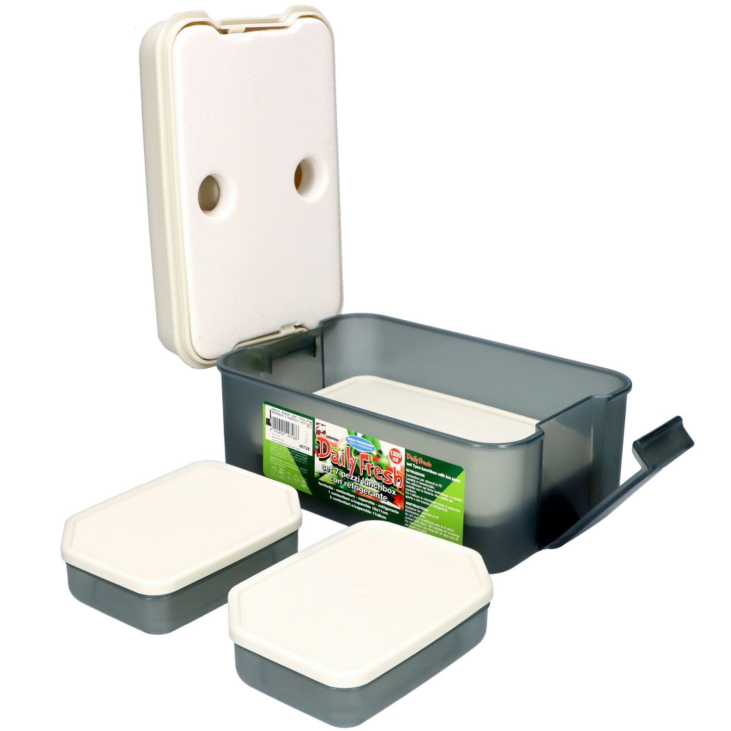 Lunch box con refrigerante 7 pz Daily Fresh