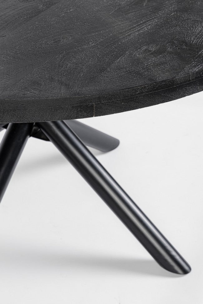 Tavolo rotondo in legno D.130 x 76h