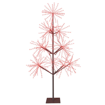 Albero di Natale con micro LED cangianti da esterno H180 cm