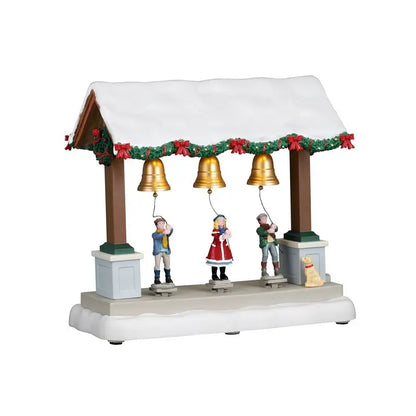 Lemax Christmas Bells Are Ringing sonore 20,6 × 10,7 × H19,4 cm a batteria