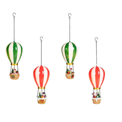 Mongolfiera decorativa con LED Ø14,5 × H27,5 cm