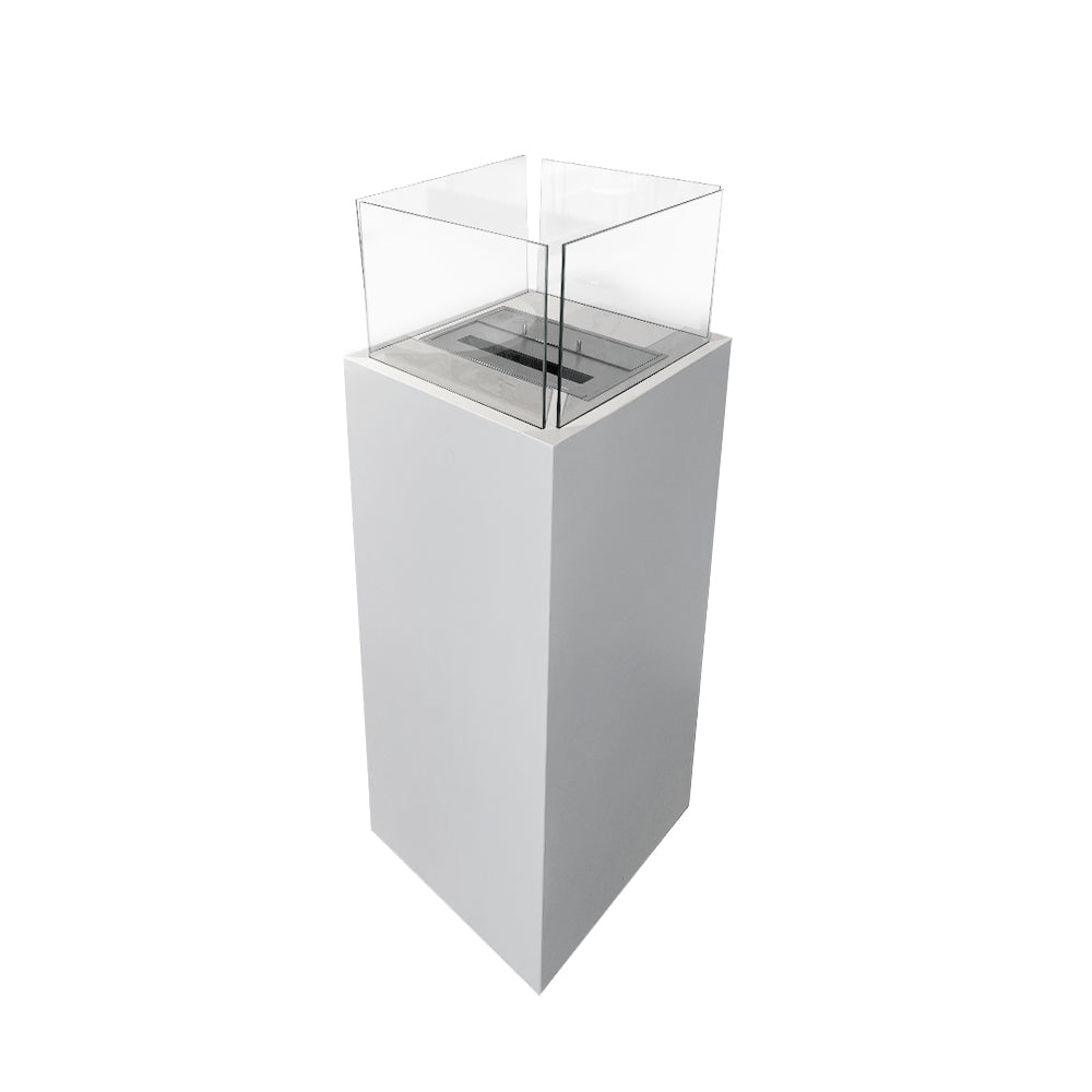 Camino a bioetanolo da terra Ischia Bianco 40x40x115