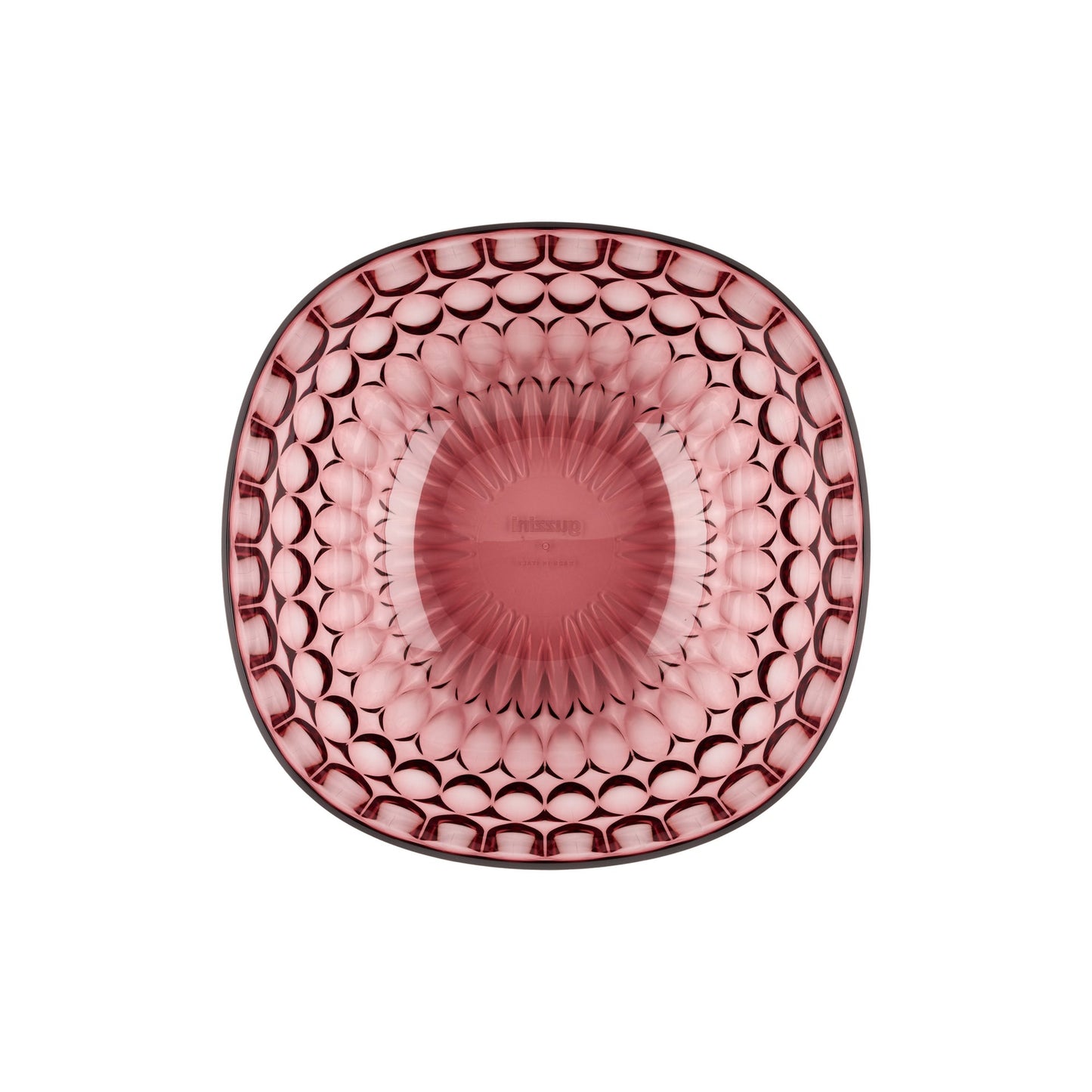 Contenitore Vanity Ø25 cm colore malva 25x25xh10,9 cm
